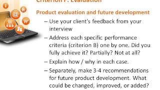 ITGS Project  Criterion F  Evaluation and Future Development [upl. by Siravaj]