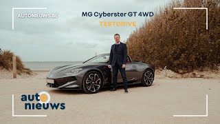 TEST MG Cyberster GT 4WD het allerbeste van twee werelden  autonieuwsbe [upl. by Tanhya]