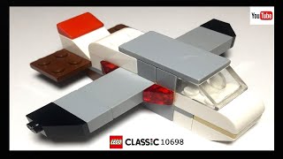 Lego Classic 10698  LEGO Oyuncakları ile Mini Uçak Yapımı [upl. by Balsam]