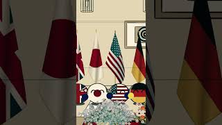 Russia Vs G7 and G8 countryballs russia germany usa uk [upl. by Zena]