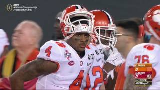 2016 CFP National Championship  2 Clemson vs 1 Alabama HD [upl. by Akeber]