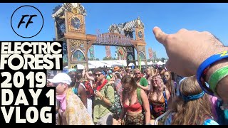 ELECTRIC FOREST 2019 DAY 1 VLOG [upl. by Tat]