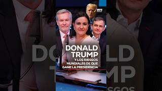 Donald Trump y los riesgos mundiales de que gane la presidencia donaldtrump [upl. by Anegroeg]