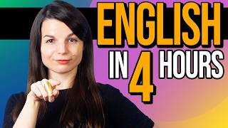 Learn English in 4 Hours  ALL the English Basics You Need [upl. by Ibbob860]