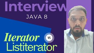 Java Iterator vs ListIterator Key Interview QampA [upl. by Jeaz986]