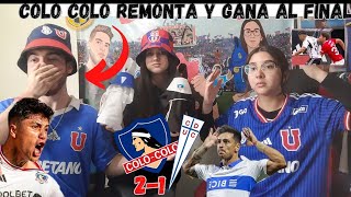 Colo Colo vs U Católica 21  Goles y Resumen Completo  Reacción de Hinchas [upl. by Nhojleahcim]