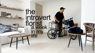 The Introvert Florist  a week in my life adulting  cleaning  working [upl. by Crisey]