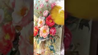 blooming beauty 😍😍😍😍 flowers painting 🎨🖌️ [upl. by Gnet]