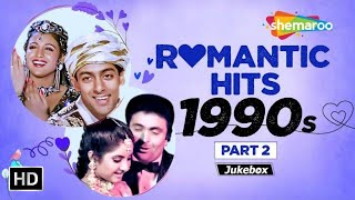 Bollywood 90s Romantic Songs  Vol2  Hindi Love SongsHD  90s Hits Video Jukebox [upl. by Eelesor819]