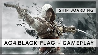 Assassins Creed IV Black Flag  Boarding the Man o War Gameplay [upl. by Adnorat]