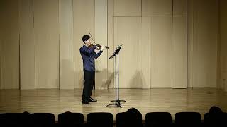 E Ysaye Sonata for Violin solo in d minor No3 quotBalladequot  Op27  Yoonyoung Park 박윤영 [upl. by Keelin]