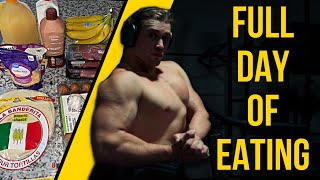 FULL DAY OF EATING AS A POWERLIFTER [upl. by Muslim]