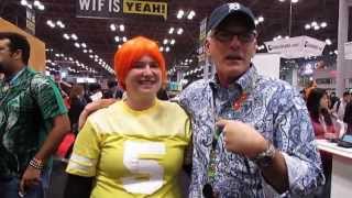 Rob Paulsen meeting Alexis in April ONeil cosplay [upl. by Canter]