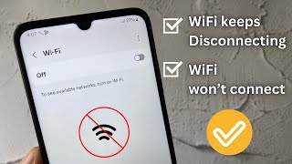 WiFi Connection problem on Android Phone  WiFi keeps disconnecting on Android phone [upl. by Seyer455]