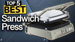 ✅ TOP 5 Best Sandwich Presses  Today’s Top Picks [upl. by Nannoc]