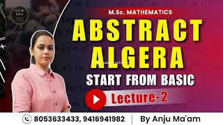 Abstract Algebra  Basic  Homomorphism Kerf Quotient gp etc MSc Maths  New Era Maths Classes [upl. by Gilleod]