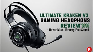 Ultimate Gaming Headphones Review  Razer Kraken Headset Worth It [upl. by Lladnarc]