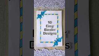 10 Easy front page design for school projects and idea note journals  Aesthetic Girl shorts howto [upl. by Burley695]