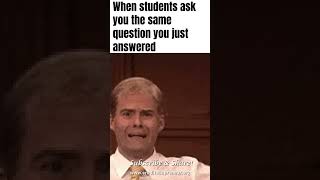 Teacher Meme When Students Asks the Same Questions Again shorts memes teacher viral [upl. by Bowden554]