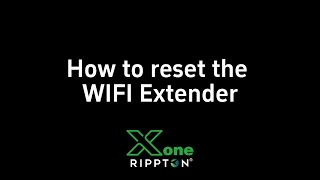 How to Reset the WIFI Extender  X1 WIFI EXTENDER [upl. by Torin]