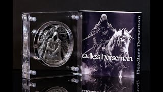 Cameroon 2025 2000 Francs HEADLESS HORSEMEN  Chronicles of Enchantment European Legends 2oz Silver [upl. by Wj]