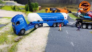 Epic Showcase of Diecast Model Cars amp Trucks in a DIY 164 Scale Diorama [upl. by Arua]