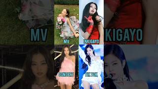 Jennie  Solo Mv vs Inkigayo vs concert vs Tik Tok blackpink jennie solo shorts [upl. by Larrisa]