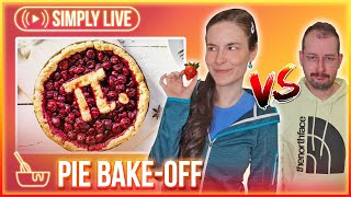 Making Pie for 🥧 Pi Day π 🔴LIVE  Simplybakelogical [upl. by Ebeohp]