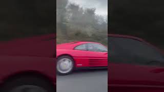 Ferrari 348 TB on the motorway [upl. by Eniamerej]