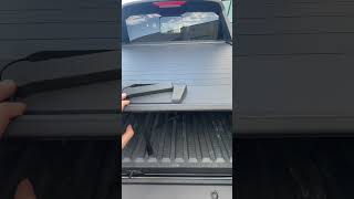 How To Open Tonneau Bed Cover On Hyundai Santa Cruz [upl. by Anceline]