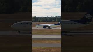 beautiful view of airplanes when landing eps164 [upl. by Yrellav]