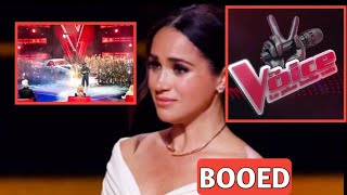 Live Meghan Markle Loudly Booed By Crowd During The Voice Final Ceremony [upl. by Simona]