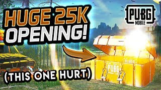 A PAINFUL 25K CRATE OPENING  PUBG Mobile [upl. by Delacourt]