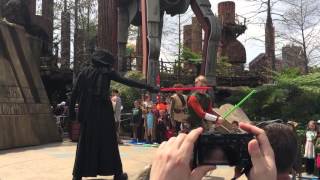 Kylo Ren at Jedi Training Academy at Disney Hollywood Studios [upl. by Karb]