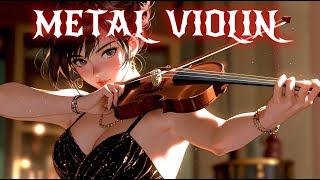 METAL  VIOLIN SOLO MUSIC V3🎻🔥 Boost energy while Workout  Gaming 🔥 [upl. by Kelleher]