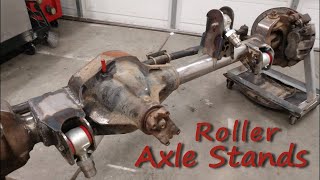 DIY Roller Axle Stands Easy Mobility Solution for Solid Axles [upl. by Lissak193]