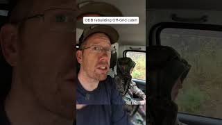 ODB rebuilding Off Grid cabin Pt1 outdoorsfamily viralvideo shortsvideo shorts outdoorcooking [upl. by Lewellen174]