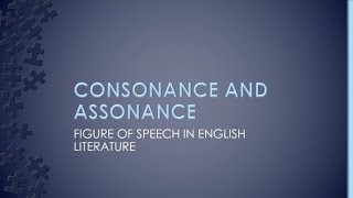 Consonance and assonance with examples figure of speech Urdu hindi explanation [upl. by Erlinna]