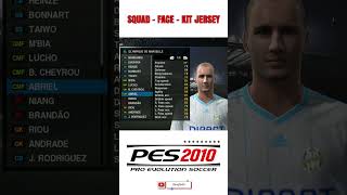 Siapa Pemain Favoritmu  Marseille PES 2010 Squad Face Kit Jersey efootball2025 pes2010 fifa25 [upl. by Trepur231]