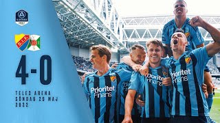 MATCHSVEP  Djurgården  Varberg 40 Allsvenskan 2022 [upl. by Melgar]