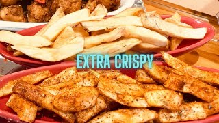 How To Make The Best Extra Crispy amp Crunchiest Spicy Fries Ever At Home  Part 2 [upl. by Nysila]