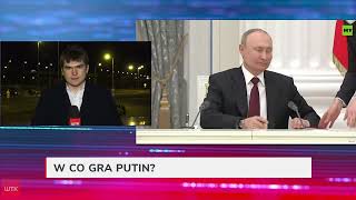 Putin przemówił w telewizji Oskarża Ukrainę i NATO o agresję [upl. by Engvall]