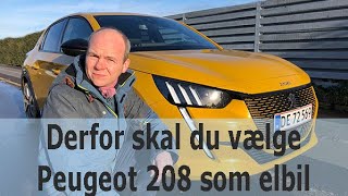 Derfor skal du vælge Peugeot 208 som elbil [upl. by Demp]