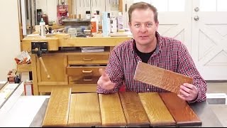 How to Finish Quarter Sawn White Oak and Pop The Figure [upl. by Abrahamsen]