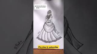 Easy girl drawing art drawing short shortfeed shortvideo shorts shortsvideo painting [upl. by Llyrehc]