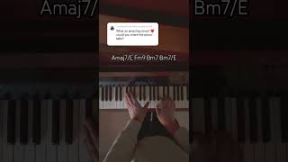 Birds of a Feather chords shorts piano tutorial [upl. by Akialam960]