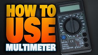 DT830B  How to use a Digital Multimeter to test VoltageCurrent and Resistance [upl. by Htennaj]