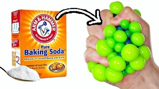 DIY STRESS BALLS with BAKING SODA  Things to do when youre bored this summer [upl. by Ajed]