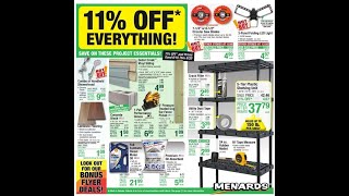 Menards Weekly Ad August 10 – August 20 2023 Bonus Deals [upl. by Eissak648]