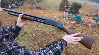 Winchester 1897 amp Norinco 1897 Shotgun Slamfire [upl. by Frances]